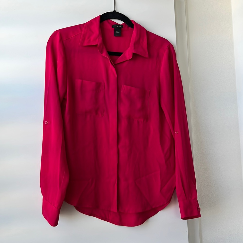 Ann Taylor Button-Down Shirt Size 0